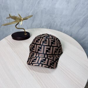 Fen*dii Logo Brown Cap
