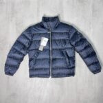 Di*eor Oblique Down Navy Blue Jacket - Image 6