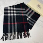 BE*RBERY BLACK SCARF