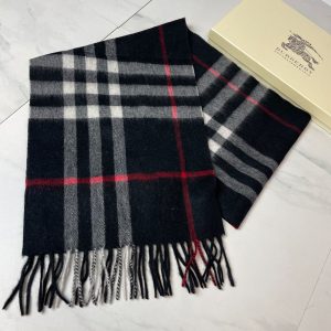 BE*RBERY BLACK SCARF