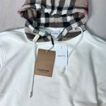 Bu*rb Print Hoodie White - Image 2